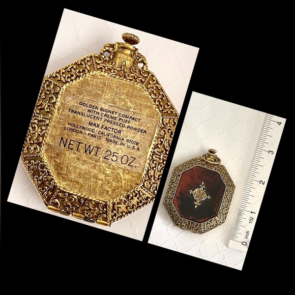 Vintage Max Factor Golden Signet Compact - Picture 5 of 5